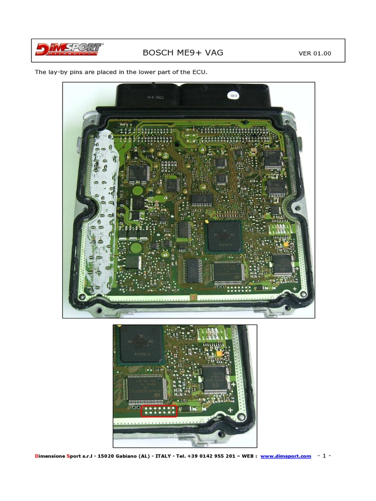 Bosch ME9+ VAG ECU Pinout Guide | PDF
