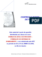 Controle pobre de vazão e curvas de bombas