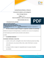 Guía de Actividades y Rúbrica de Evaluación - Tarea 1 Reconocimiento Del Curso