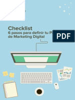 Checklist Marketing Digital 6pasos