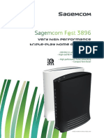 Sagemcom F@ST 3896: Very High Performance Triple-Play Home Gateway