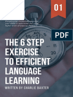 The Six Step Exercise To Efficient Language Learning E-Book