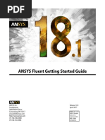 ANSYS Fluent Getting Started Guide v181