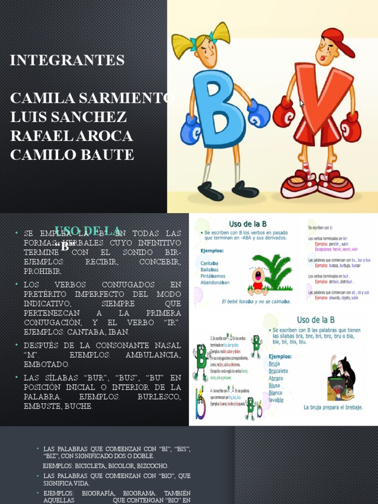 Uso de la B y V en Español | PDF | Artes del Lenguaje y Comunicación