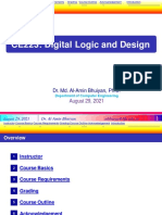 CE223: Digital Logic and Design: Dr. Md. Al-Amin Bhuiyan, PH.D