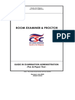 GUIDE FOR ROOM EXAMINER - 2022 07 Revised CSE Pen Paper Test Pandemic 1