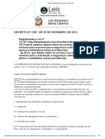 Decreto 1957 2013 de Santa Catarina SC