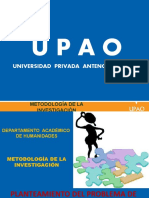 Universidad Privada Antenor Orrego: Metodología de La Investigación