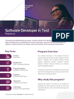 Software Developer in Test Practicum