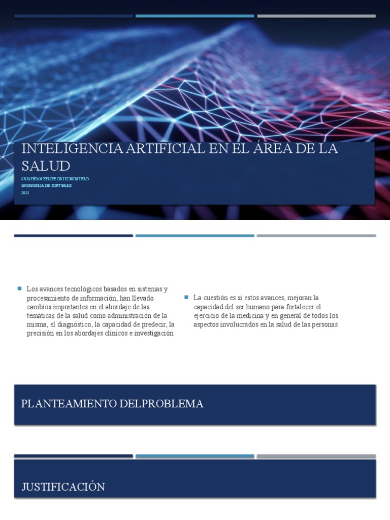 Inteligencia Artificial en El Área de La Salud | PDF | Inteligencia ...