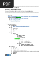 TMB - Selenium - Java With Docker, Git and Jenkins