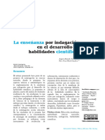 La Enseñanza Científicas: Por Indagación en El Desarrollo de Habilidades