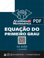 Módulo Equação Do Primeiro Grau