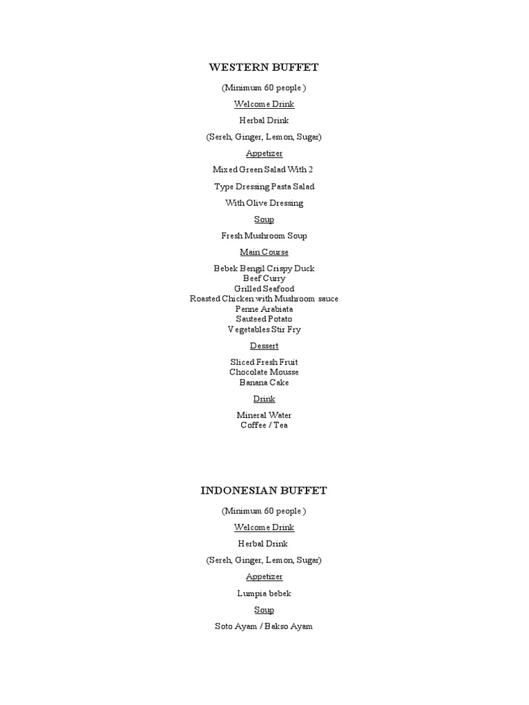 BUFFET | PDF