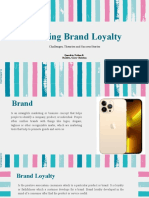 Building Brand Loyalty: Challenges, Theories and Success Stories