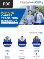 Pgp-Aiml: Career Transition Handbook