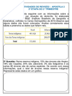 ATIVIDADES DE REVISÃO Matemática