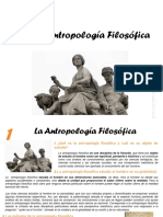 Tema 1 La Antropologia Filosófica