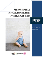 Tips Menu Simple Mpasi Anak