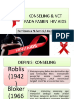 Konseling HIV/VCT untuk Perubahan Perilaku