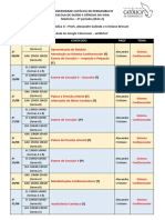 Cronograma Semiologia Médica II 2022 2