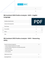 RBI Assistant 2022 Prelims Analysis-Shift I - English Language