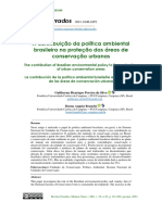 Revista Cerrados: A Contribuição Da Política Ambiental Brasileira Na Proteção Das Áreas de Conservação Urbanas