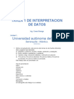 Tarea 1 Interpretacion de Datos