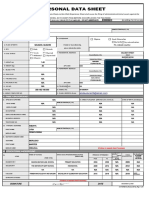 Personal Data Sheet for Lyra Andaya