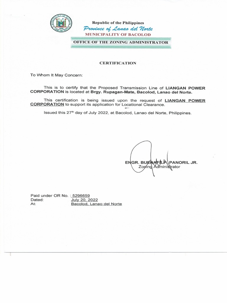 Bacolod Loc Clearance & BLDG Permit PDF