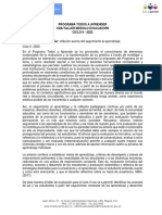 Presentación y Estructura Del Modulo Taller de Evaluación C II VF