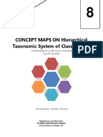 Passed 70-4 Baguio City Concept Maps On Hierarchical Taxonomic System of Classification