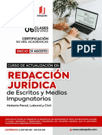 Brochure Curso de Actualización Redacción Jurídica