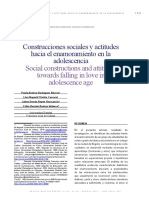 Construcciones sociales y actitudes hacia el enamoramiento adolescente