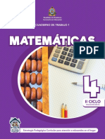 Cuaderno de Trabajo Matemáticas 4°