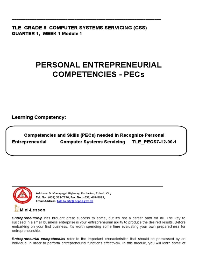 personal-entrepreneurial-competencies-pecs-tle-grade-8-computer