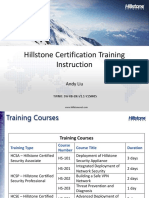 Hillstone Certification Training Instruction en V1.1