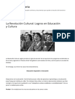 La Revolución Cultural - Logros en Educación y Cultura - Cultura Proletaria