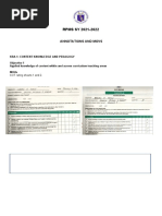 RPMS SY 2021-2022: Annotations and Movs