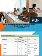 Evaluasi Program Pencegahan Dan Pengendalian Penyakit (P2P