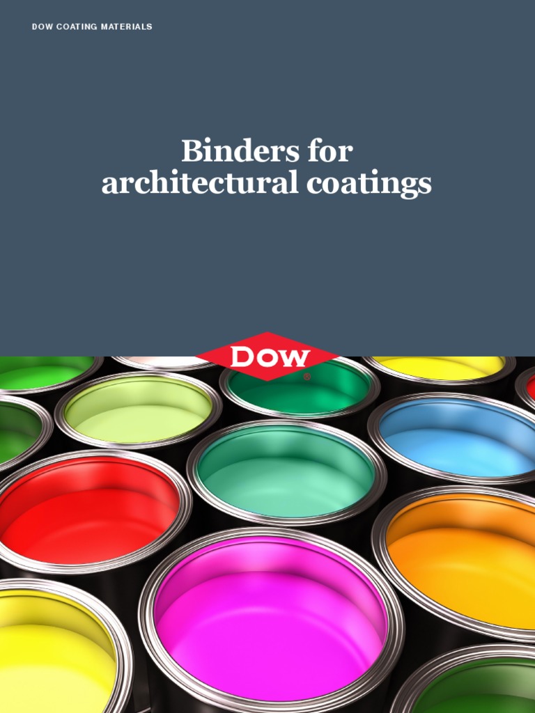 Binders For Architectural Coatings: Dow Coating Materials | PDF | Paint ...