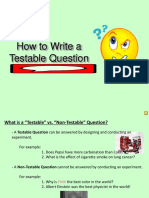 WEEK 2 Testable vs. Nontestable PPT