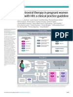 Antiretroviral Therapy in Pregnan Women Living With Hiv A Clincia Pratctice Guideline