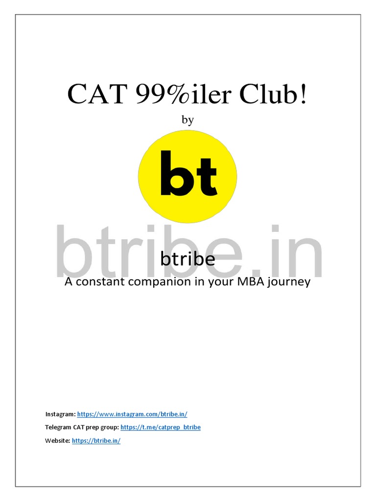 btribe: MBA Prep & Courses Guide | PDF | Mentorship