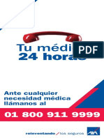 Folleto Tu Médico 24 Hrs