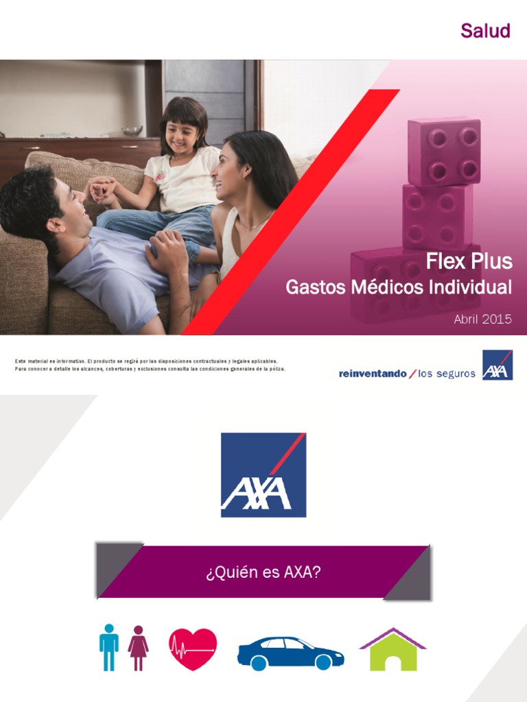Condiciones del Seguro Flex Plus AXA | PDF | Póliza de seguros | Seguro