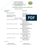 School-Based Brigada Eskwela 2022 Committee: Jose Lim Ho National High School