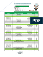 Programa Anual de Las Dds - Agosto 2022