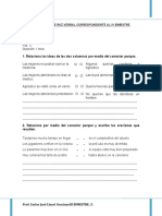 Evaluación de Raz Verbal Correspondiente Al IV Bimestre Fila C