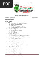3rd Term s2 Chemistry